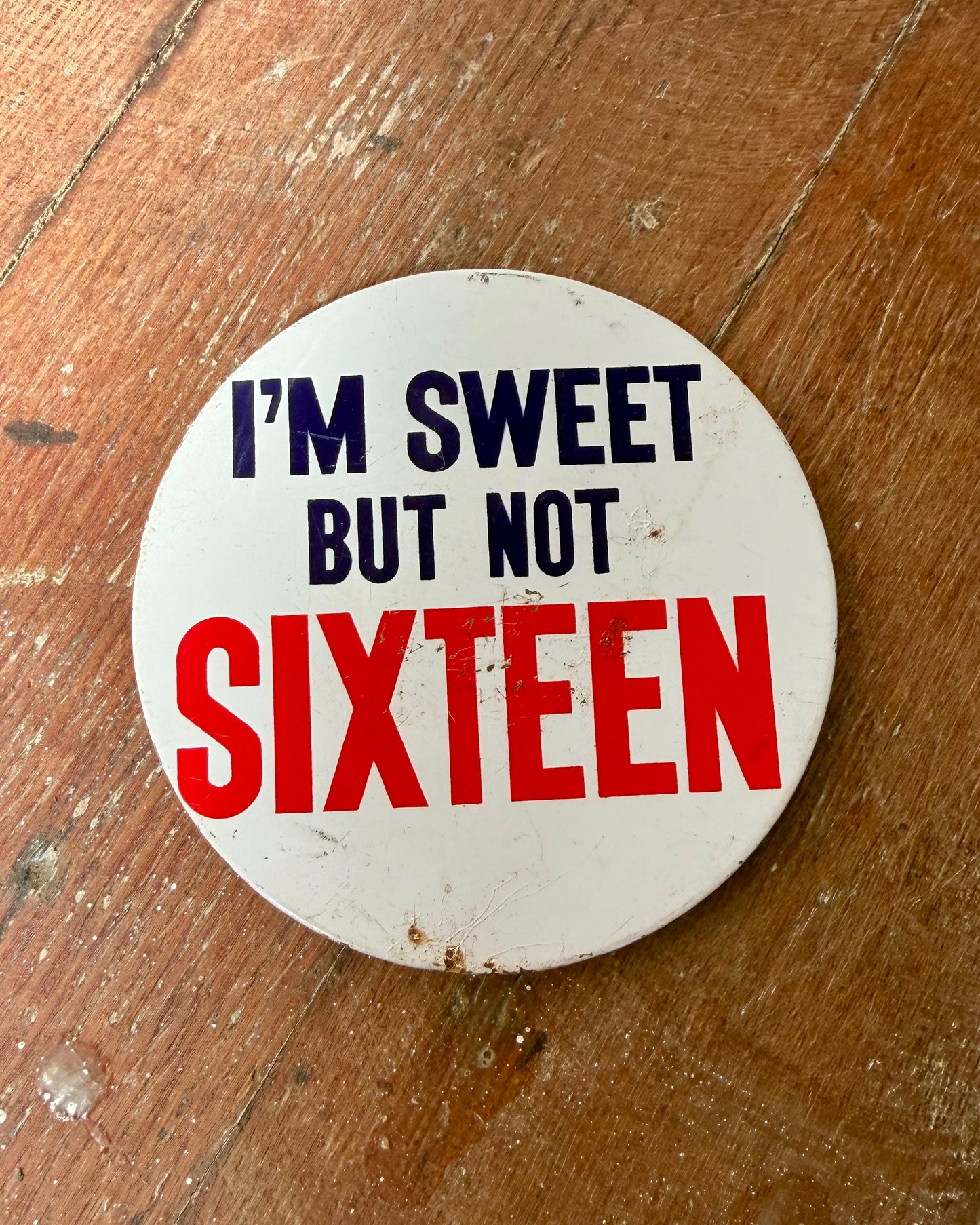 60s ‘I’m Sweet’ Pin