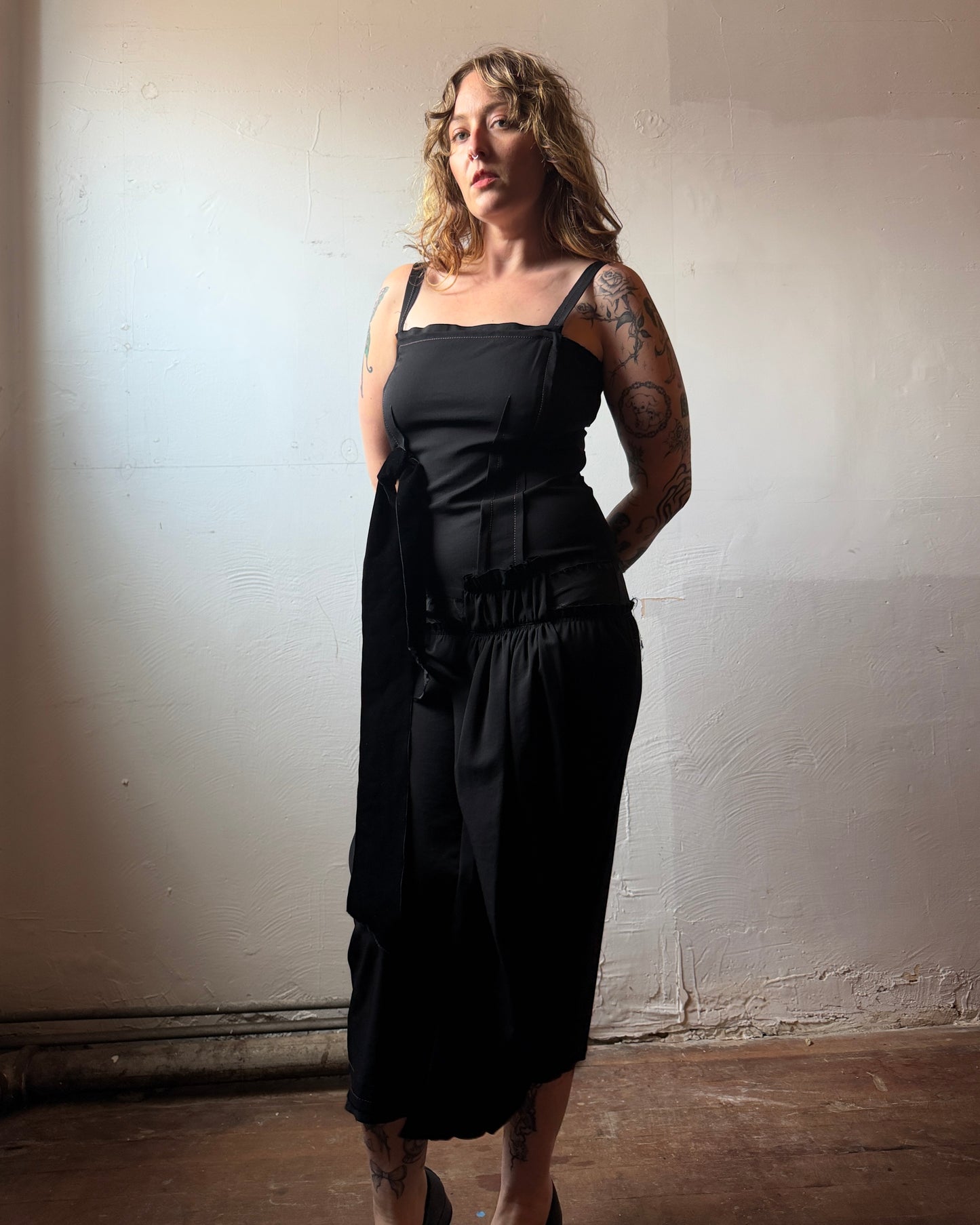 Early 2000s Vera Wang Architectural Wool Dress [M]