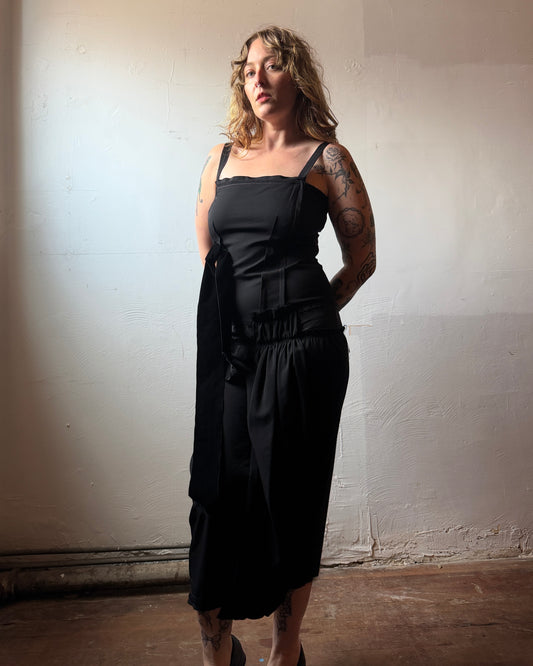 Early 2000s Vera Wang Architectural Wool Dress [M]