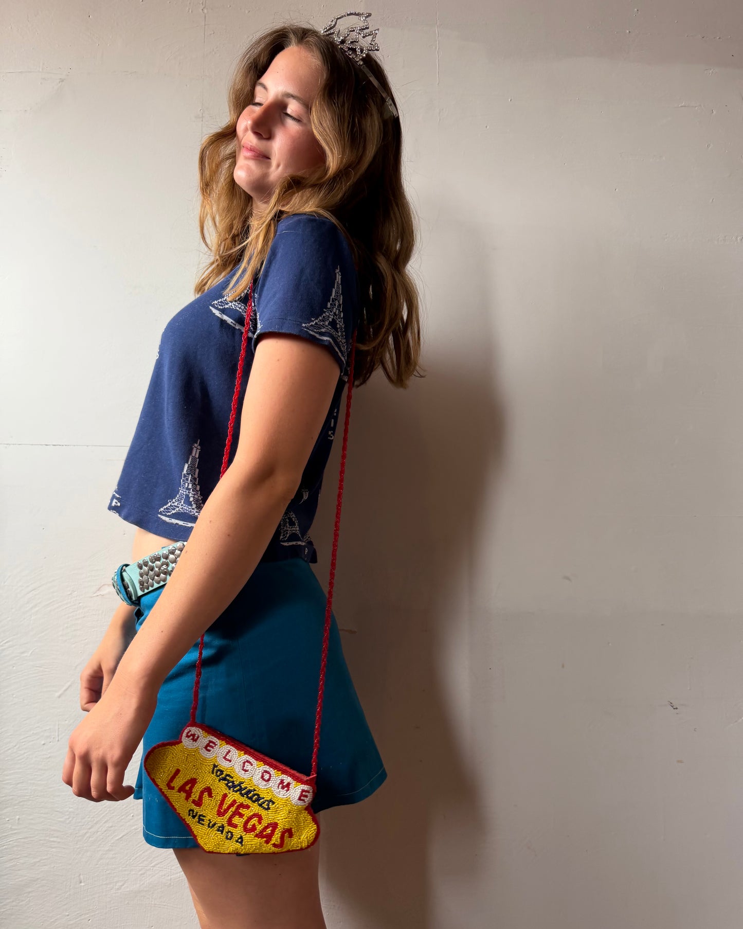 00s Beaded Las Vegas Purse