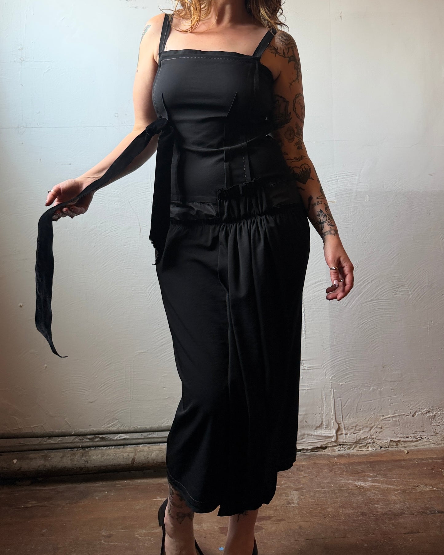 Early 2000s Vera Wang Architectural Wool Dress [M]
