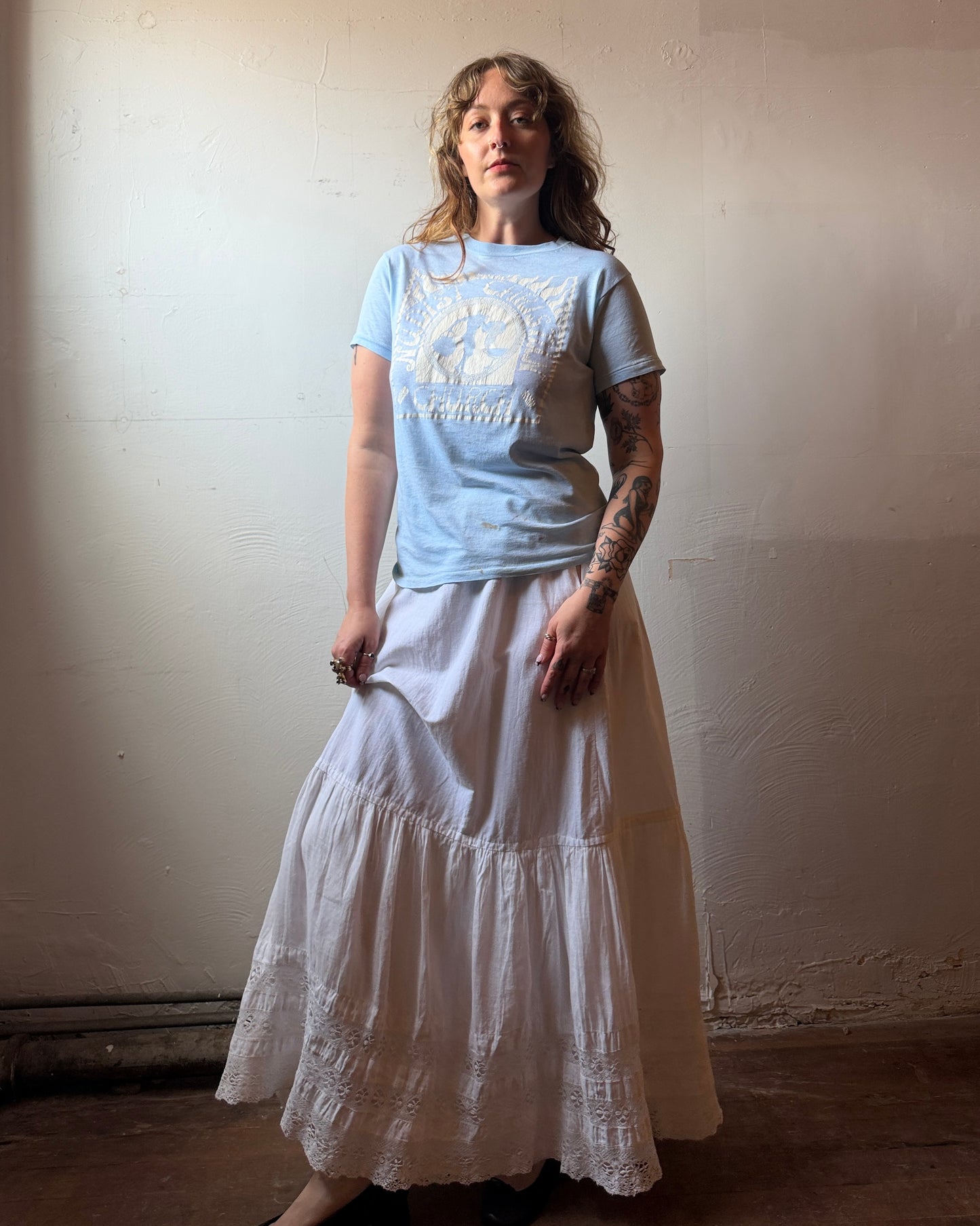 80s Ames Iowa Nudist Christian Church Tee [M/L]