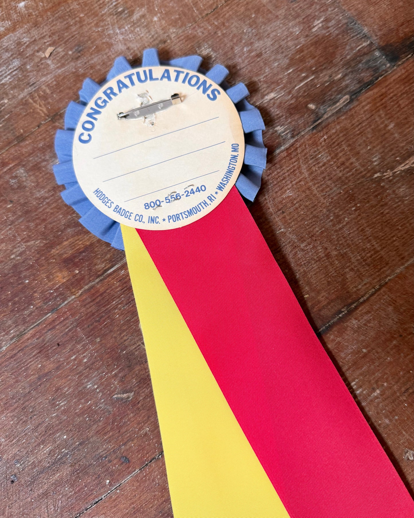 70s/80s Prize Ribbon Pins
