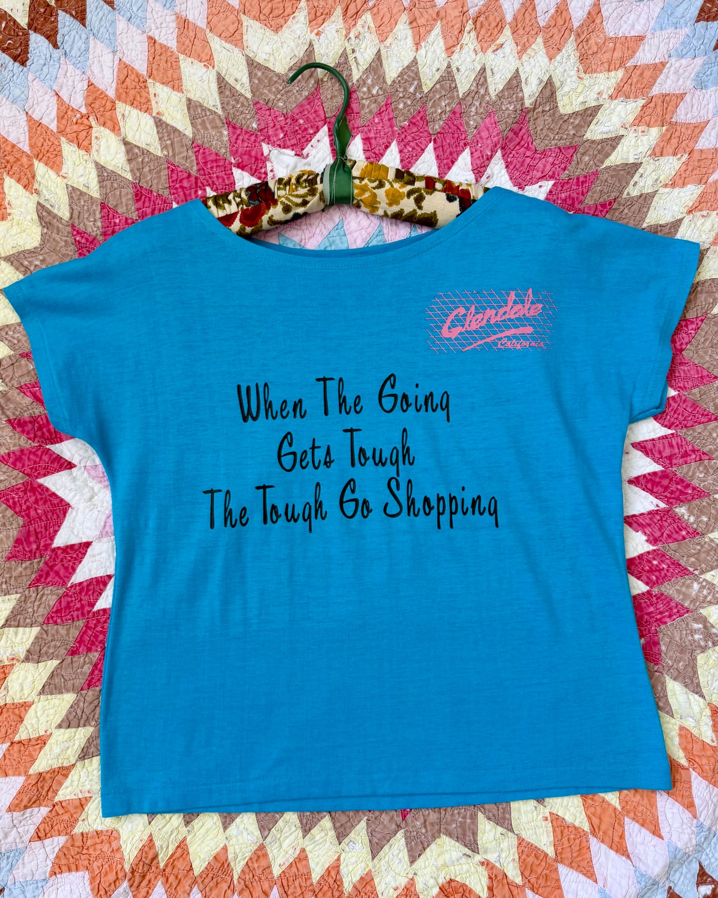 80s 'The Tough Go Shopping' Boatneck Tee [M]