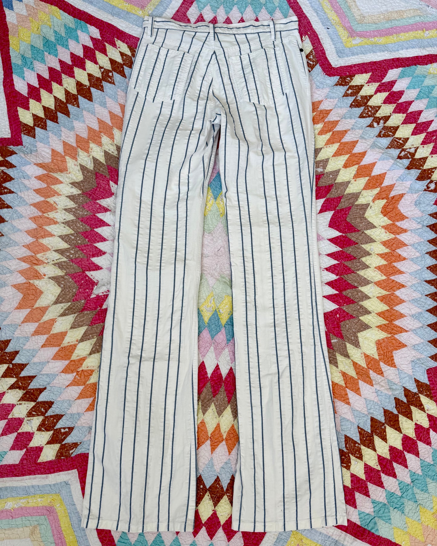 00s See by Chloé Seersucker Striped Pants [XS]