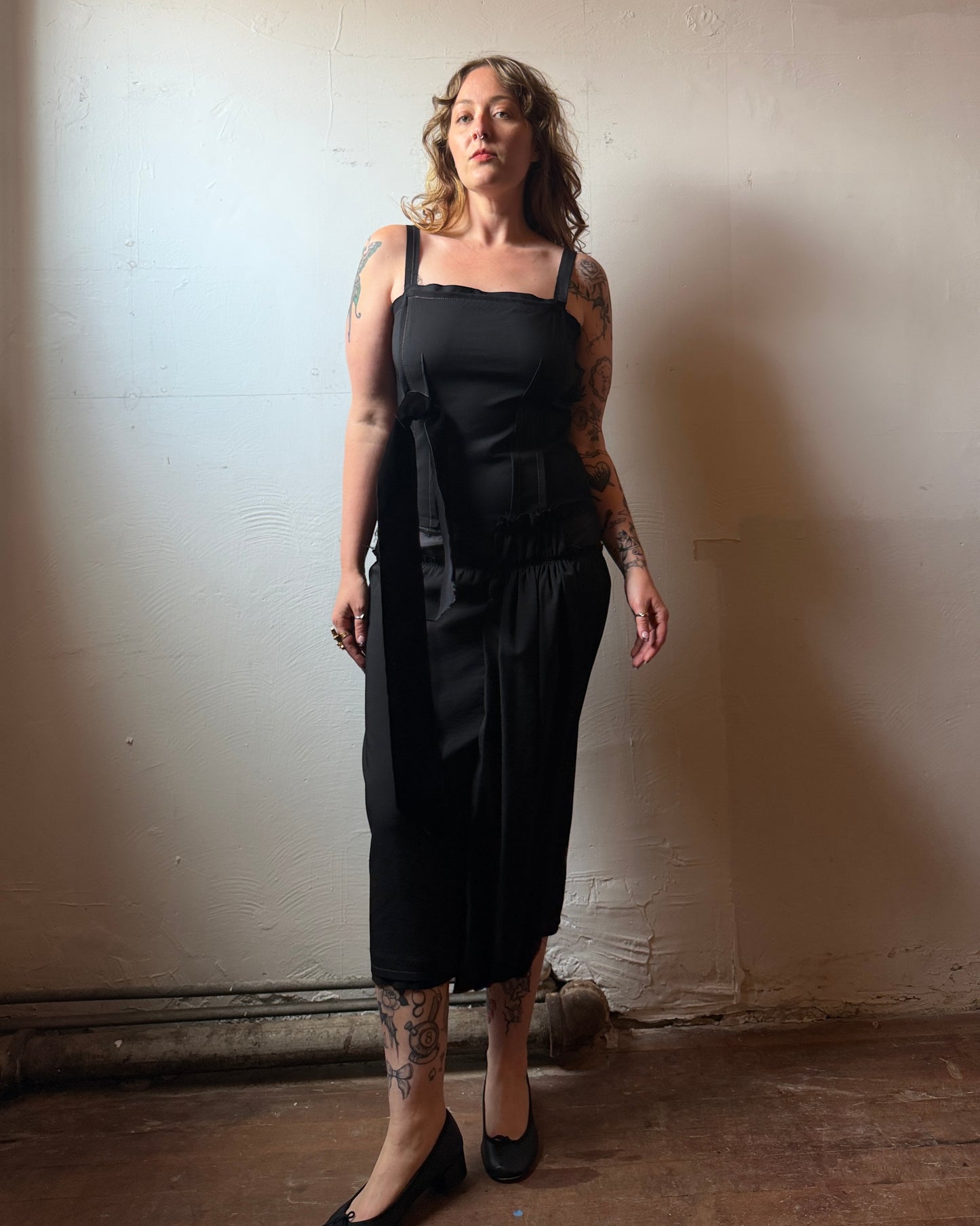 Early 2000s Vera Wang Architectural Wool Dress [M]