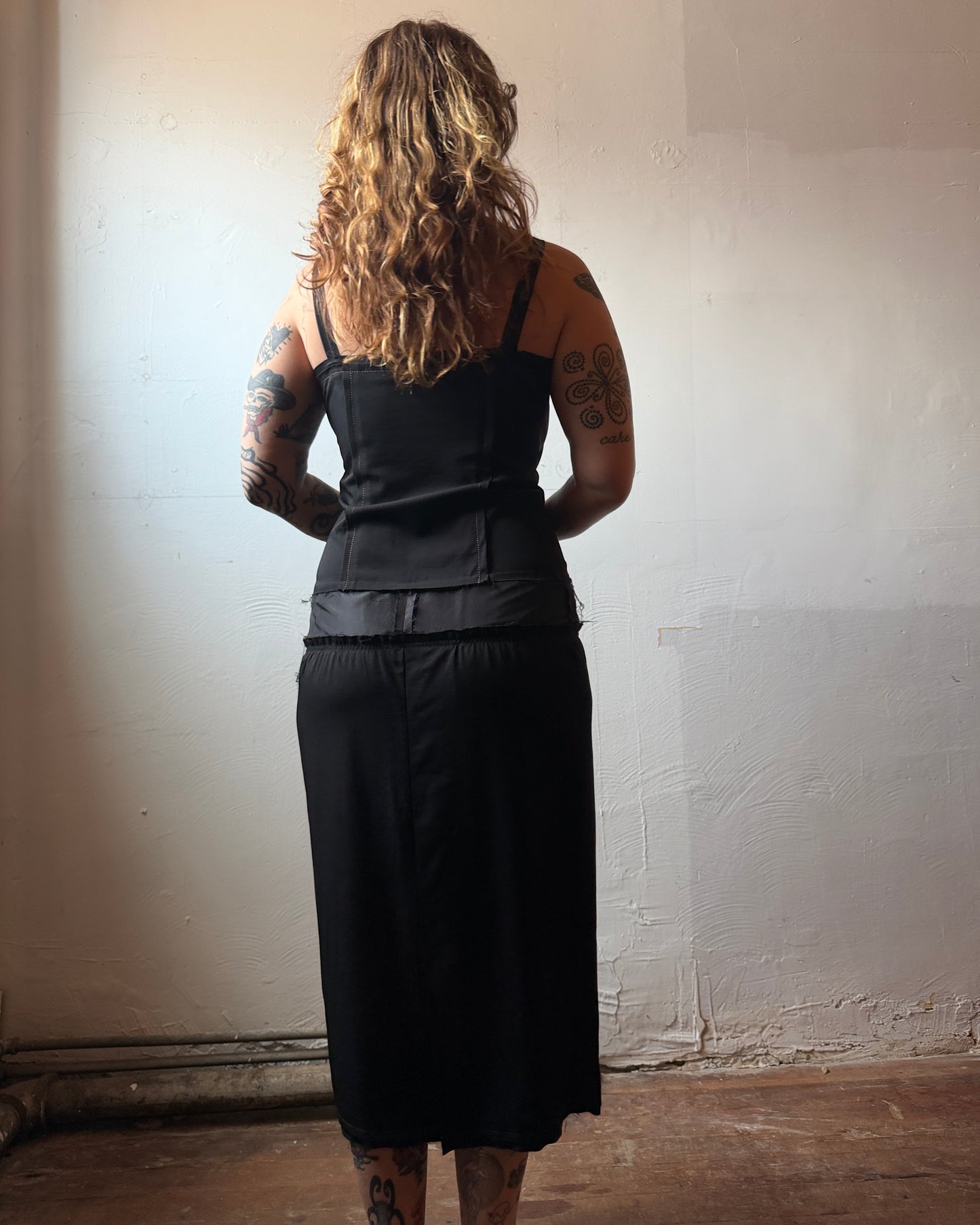 Early 2000s Vera Wang Architectural Wool Dress [M]