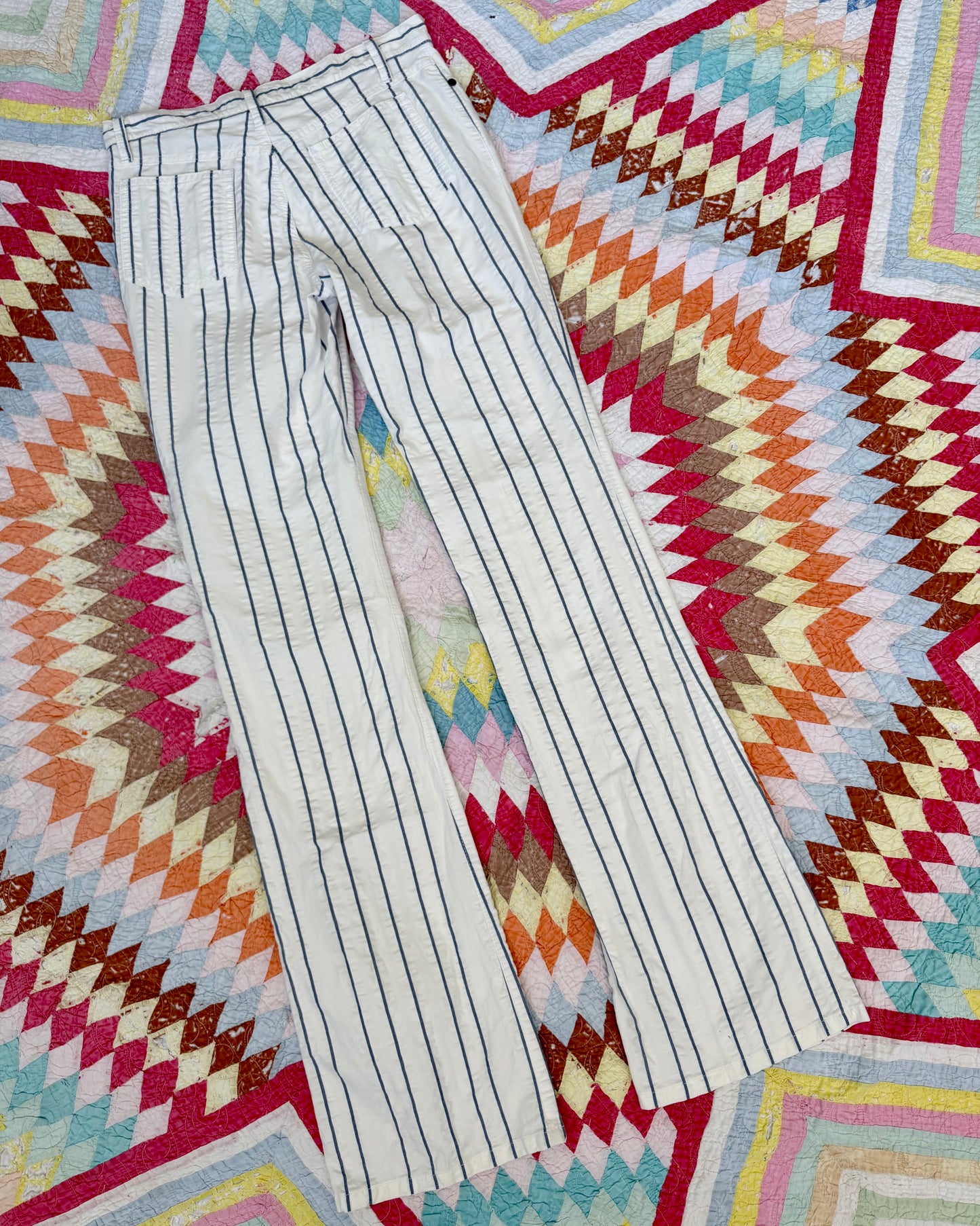 00s See by Chloé Seersucker Striped Pants [XS]