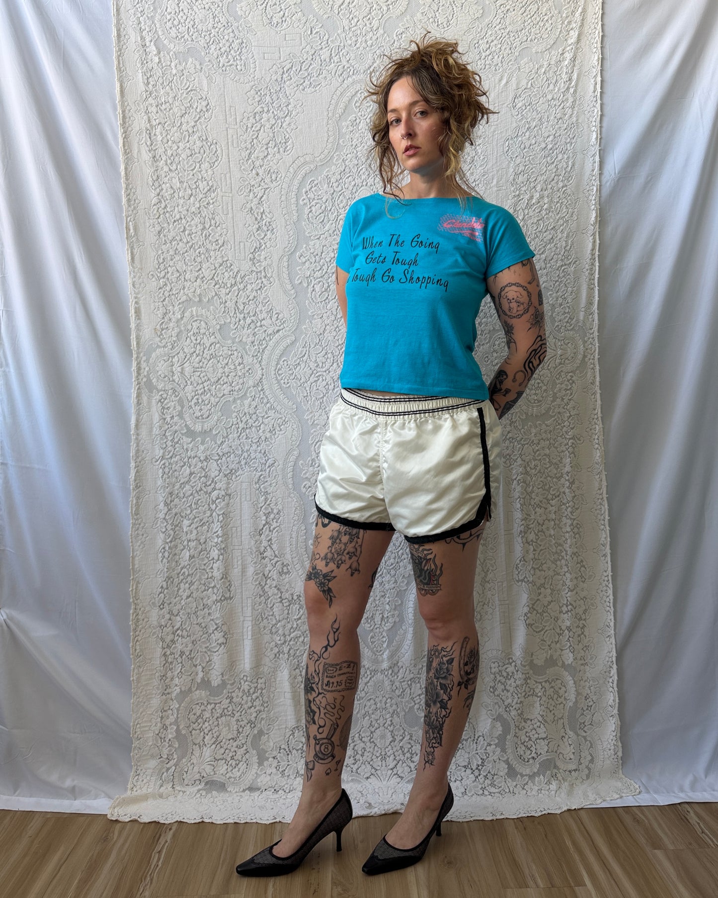 80s 'The Tough Go Shopping' Boatneck Tee [M]