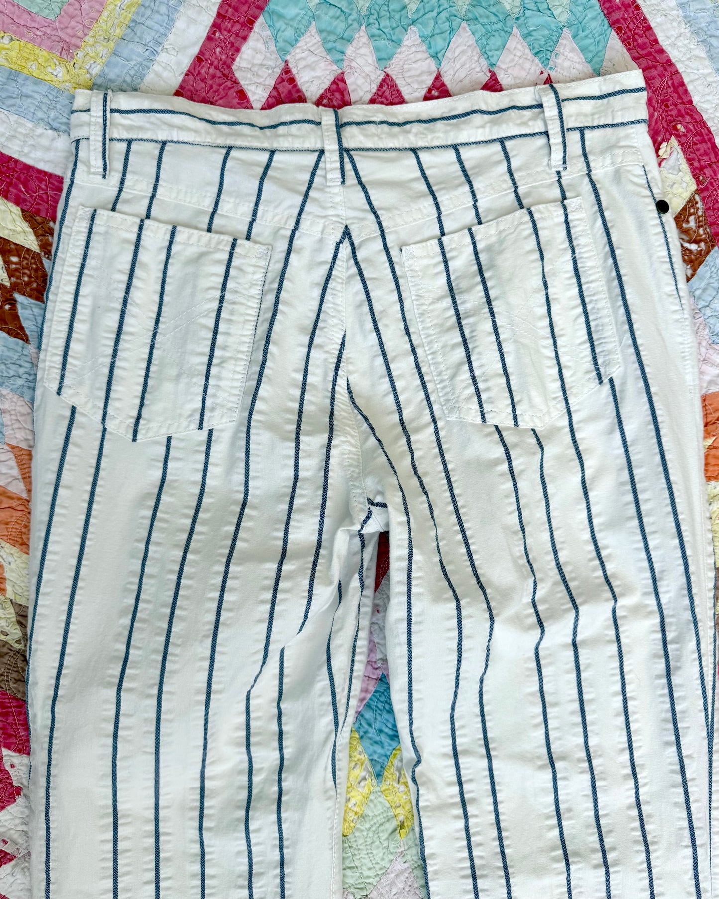 00s See by Chloé Seersucker Striped Pants [XS]