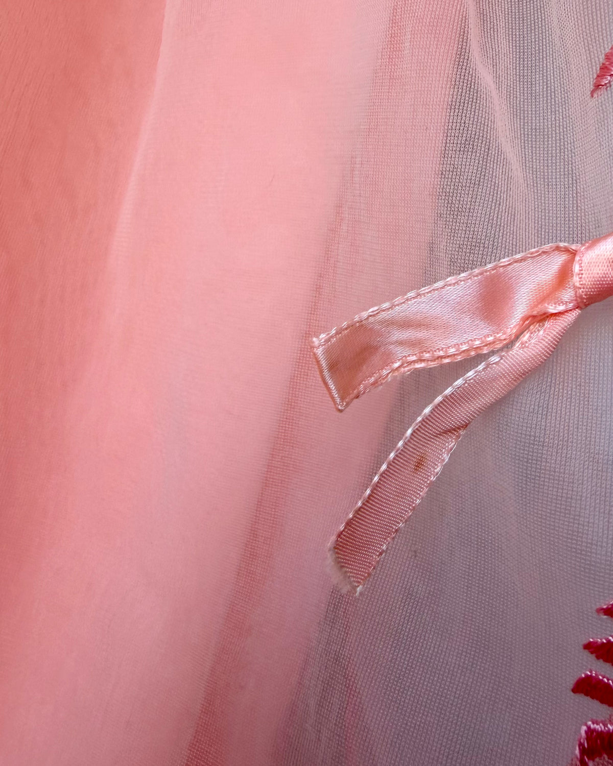 60s Peachy Pink Babydoll Top [M/L]