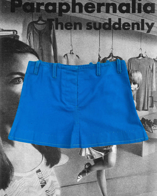 60s Betsey Johnson for Paraphernalia Mod Mini Skirt [S/M]