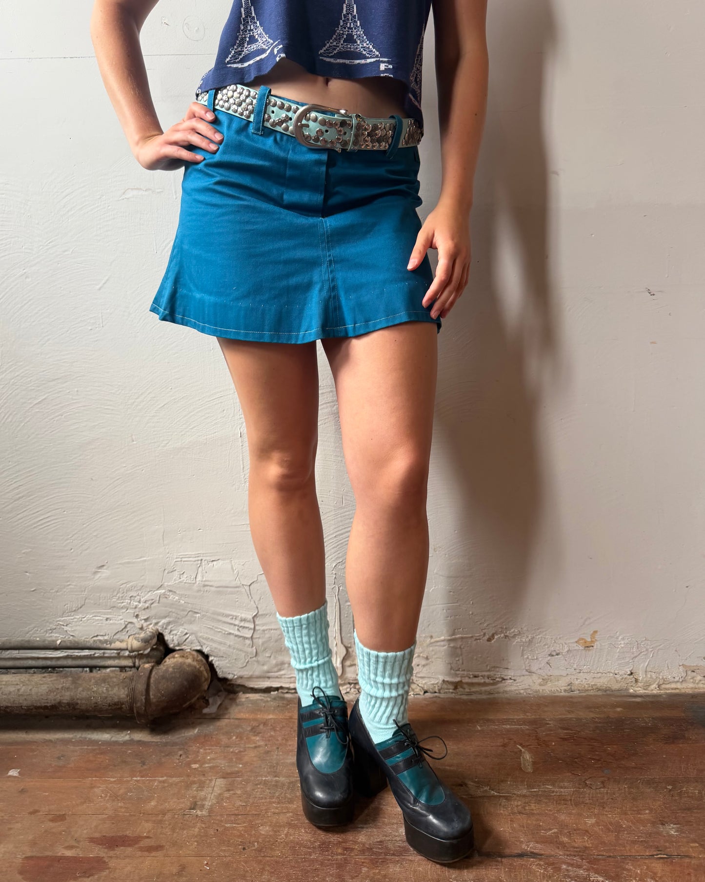 60s Betsey Johnson for Paraphernalia Mod Mini Skirt [S/M]