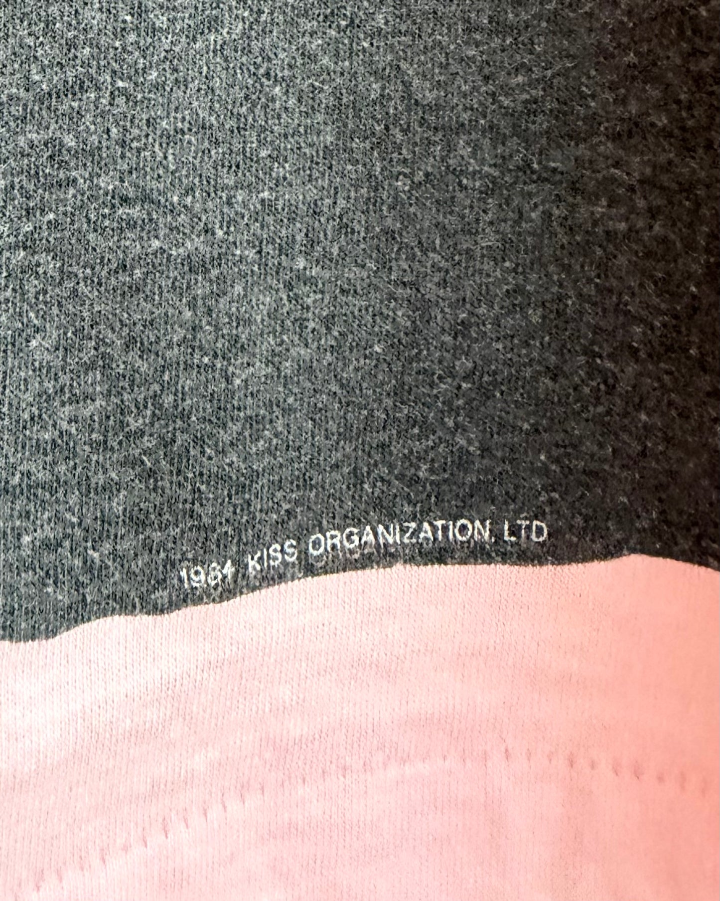 80s KISS ‘Slave Girl’ Pink Longsleeve Tour Tee [S]