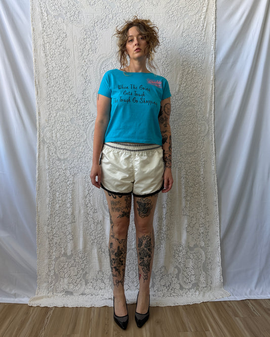 80s 'The Tough Go Shopping' Boatneck Tee [M]
