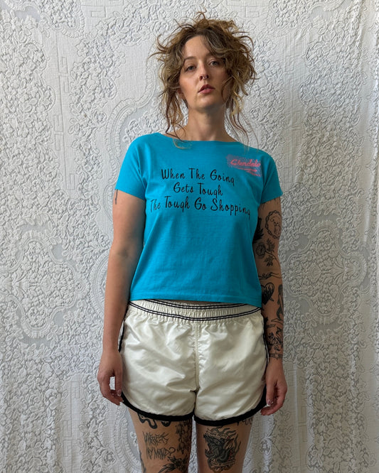80s 'The Tough Go Shopping' Boatneck Tee [M]